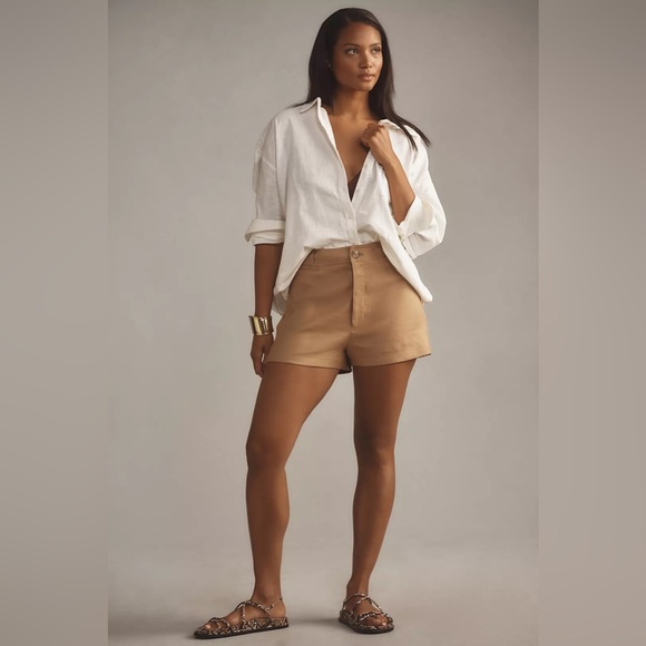 Maeve Pants - Maeve “The Ettie” Shorts: Pitched Linen Edition